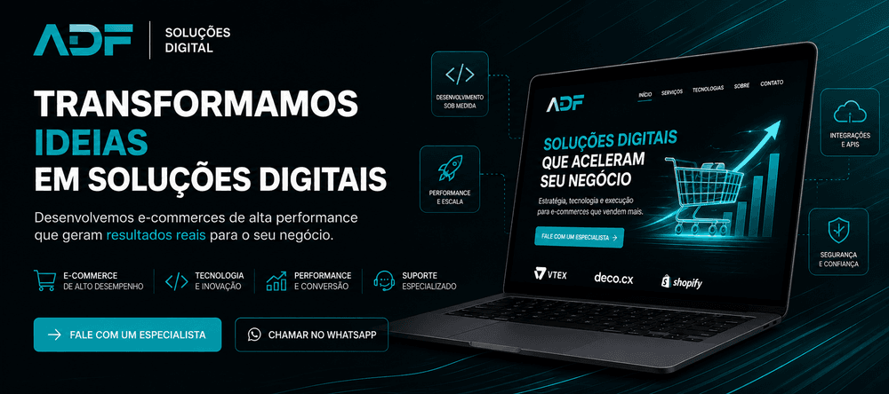 ADF Soluções Digital — Transformamos ideias em soluções digitais