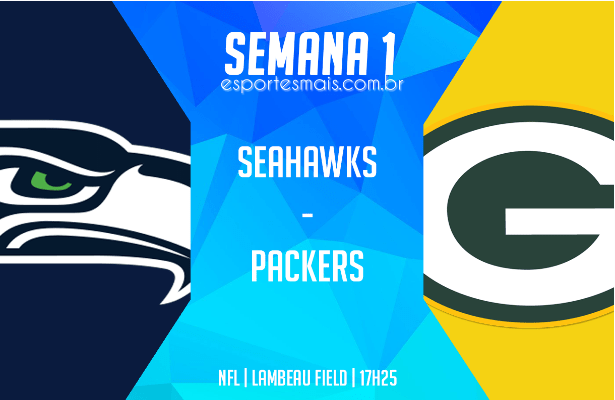  Semana #1 – Packers e Seahawks fazem grande duelo no Lambeau Field
