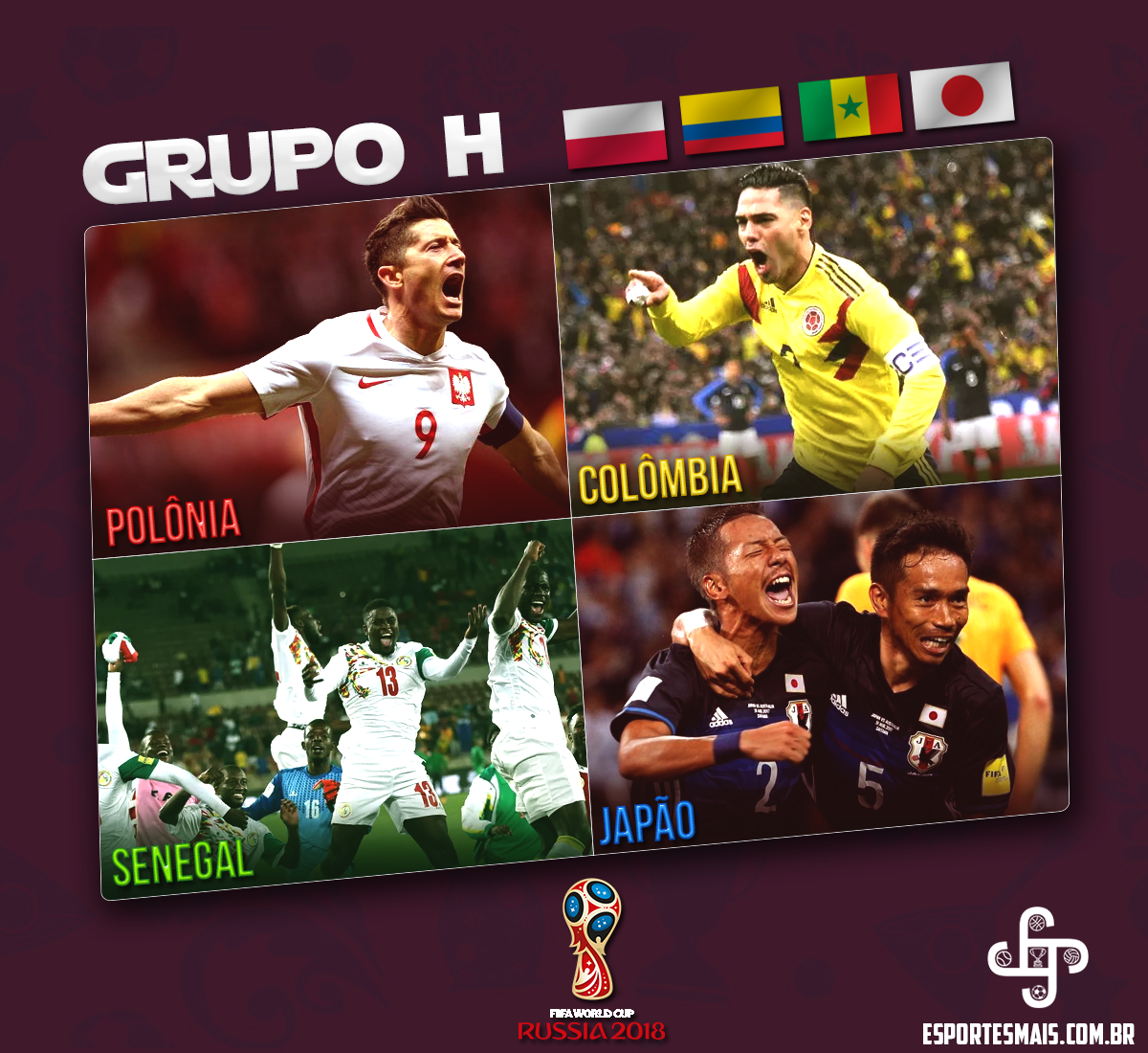  Copa do Mundo 2018: Colômbia