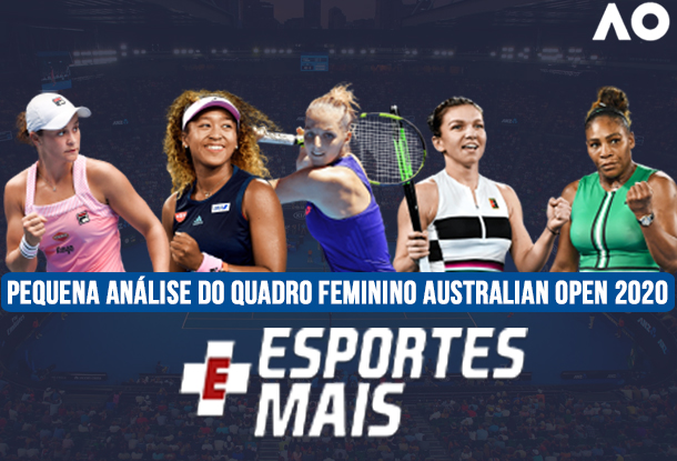  Pequena análise do quadro feminino Australian Open 2020