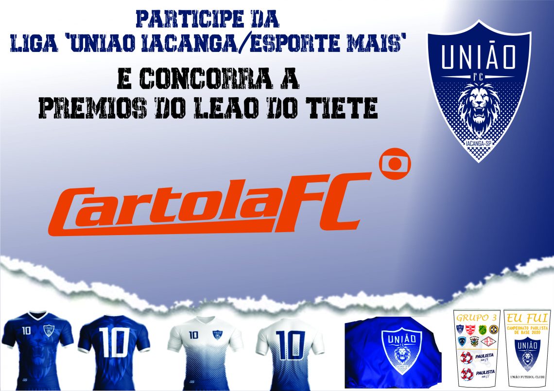  Cartola FC: Esportes Mais fecha parceria com União Iacanga para a edição 2020