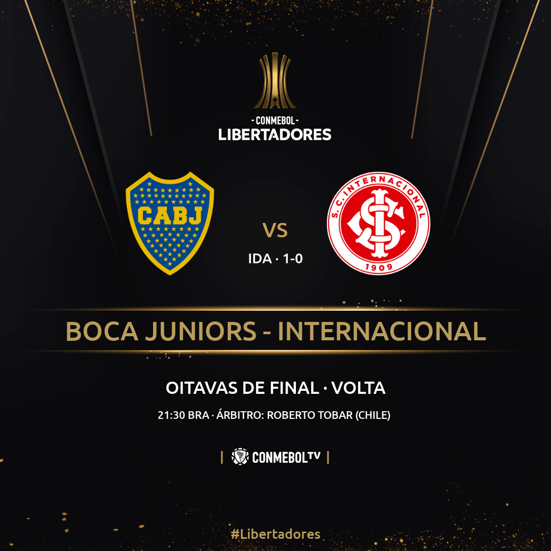  Boca Juniors recebe o Internacional pela Copa Libertadores da América