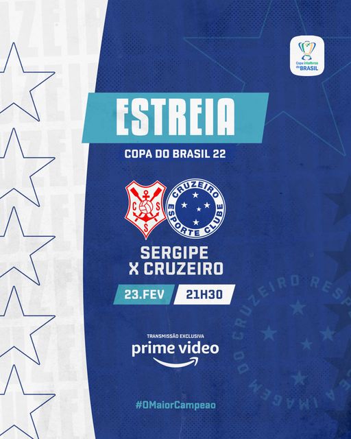  Sergipe e Cruzeiro se enfrentam em estreia da primeira fase da Copa do Brasil