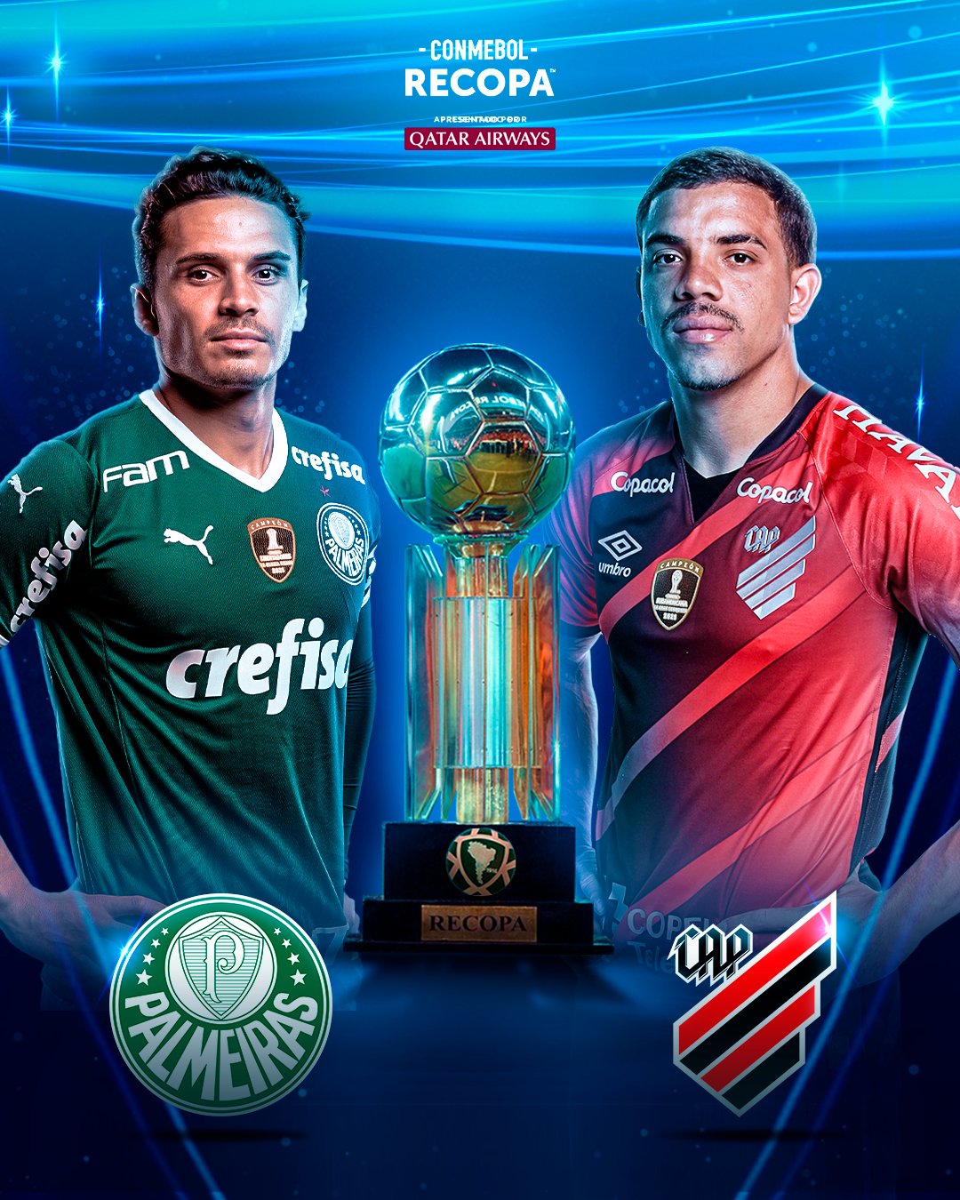  Palmeiras e Athlético Paranaense decidem a Recopa Sulamericana