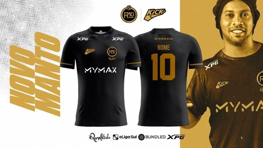  Mymax é a nova patrocinadora da R10 Team, empresa do ex-jogador Ronaldinho Gaúcho