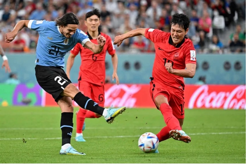  Uruguai decepciona na estreia na Copa do Mundo