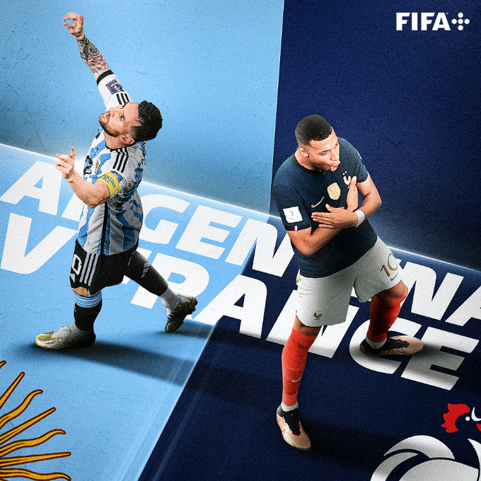  Argentina e França decidem a Copa do Mundo