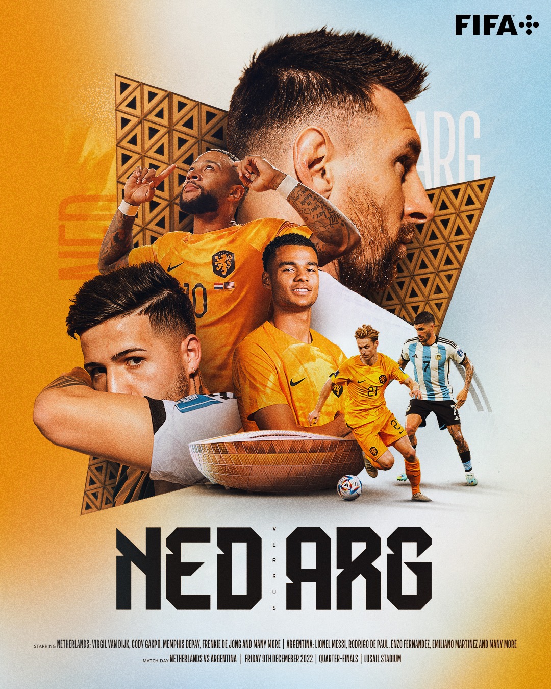 Holanda x Argentina: Assista ao vivo e de graça no site FIFA+ - ISTOÉ  Independente