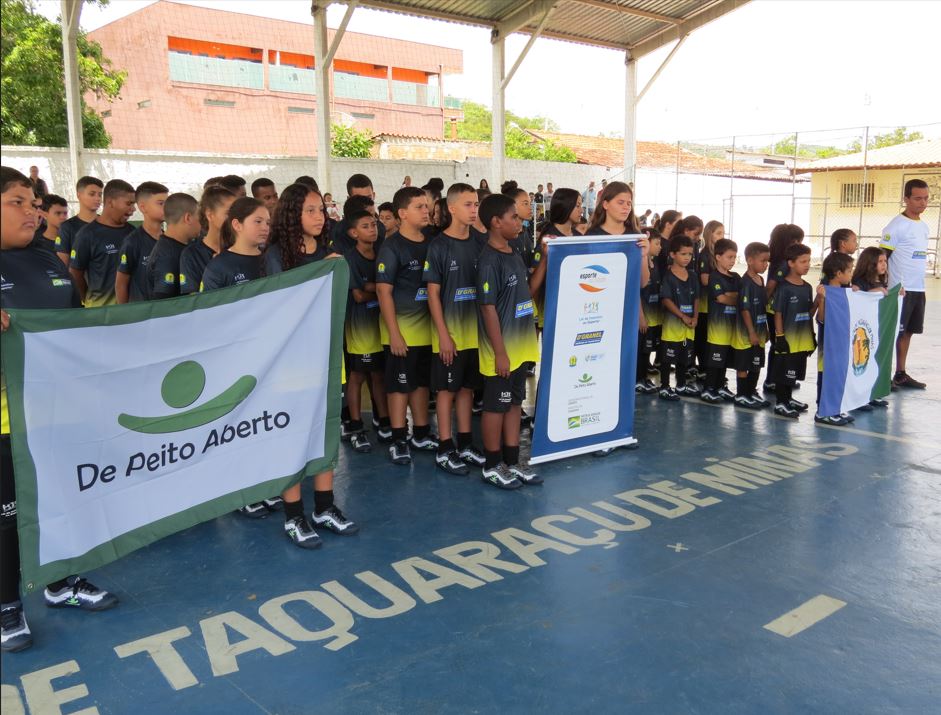  Em Taquaraçu, De Peito Aberto realiza lançamento do Projeto Esporte na Cidade