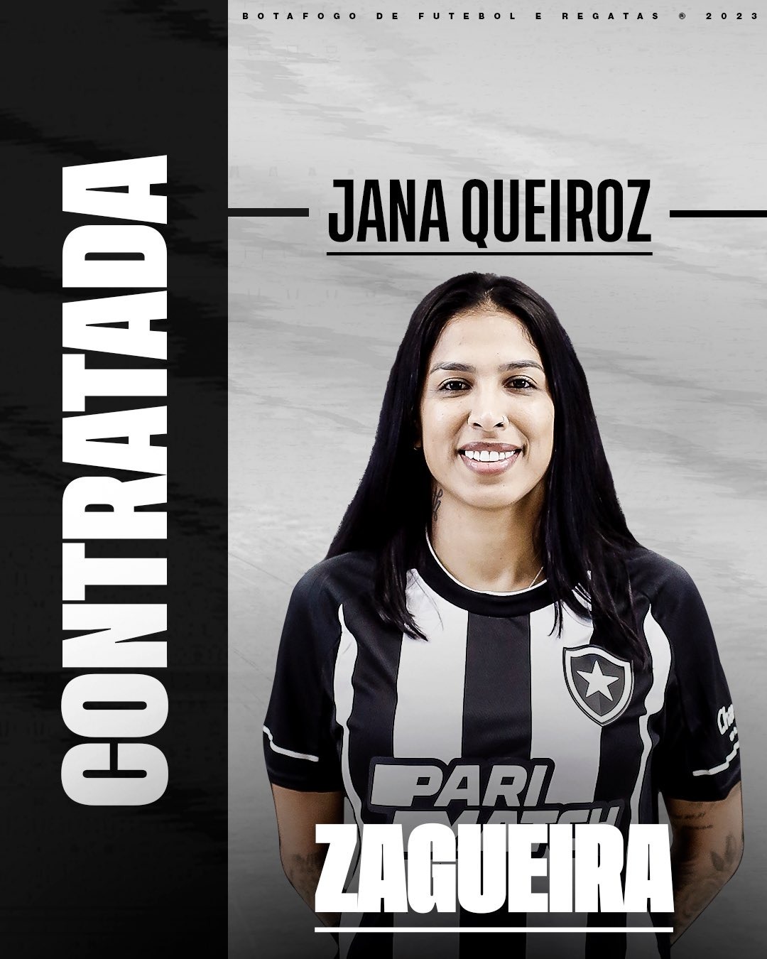  Jana Queiroz acerta com o Botafogo e celebra: “Muito feliz e motivada”