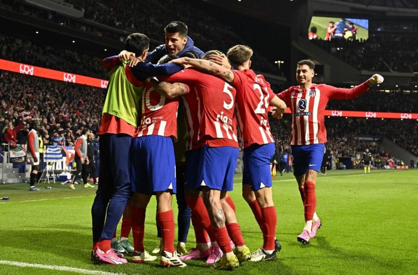  Atlético de Madrid está na semifinal da Copa do Rei