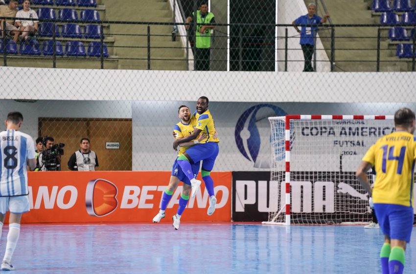  Brasil encara Venezuela na semifinal da Copa América de Futsal
