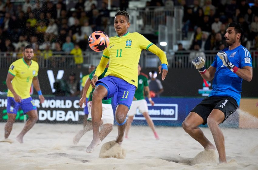  Brasil vence com gol no último segundo na Copa do Mundo de Beach Soccer