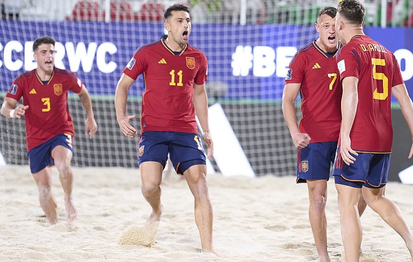  Espanha perde em estreia na Copa do Mundo de Beach Soccer