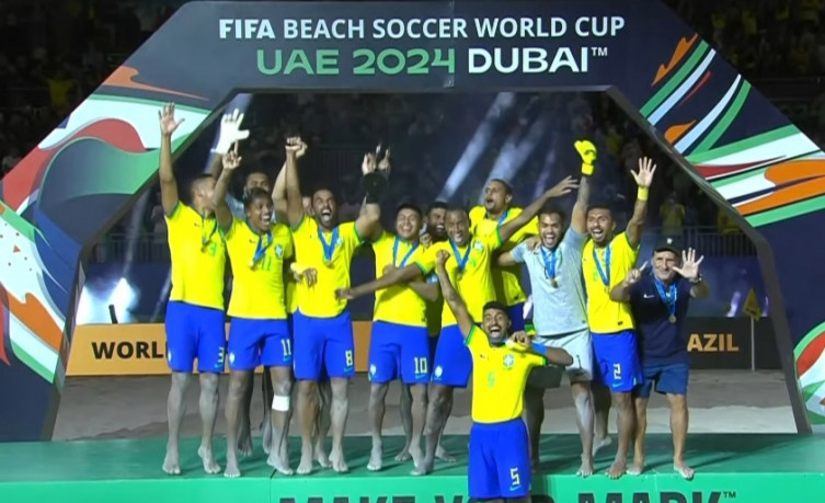  Brasil conquista Copa do Mundo de Beach Soccer pela 6ª vez