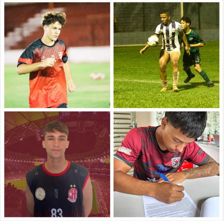 Fernando Gregório, Lucas Brito, Christian Ceron e Kevin, atletas da Big Players Sports Marketing
