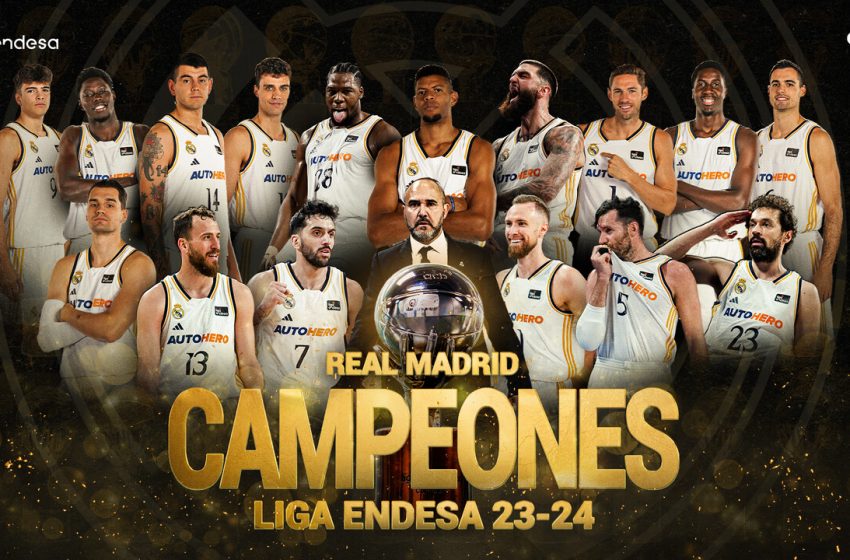  Real Madrid sagra-se campeão da Liga ACB