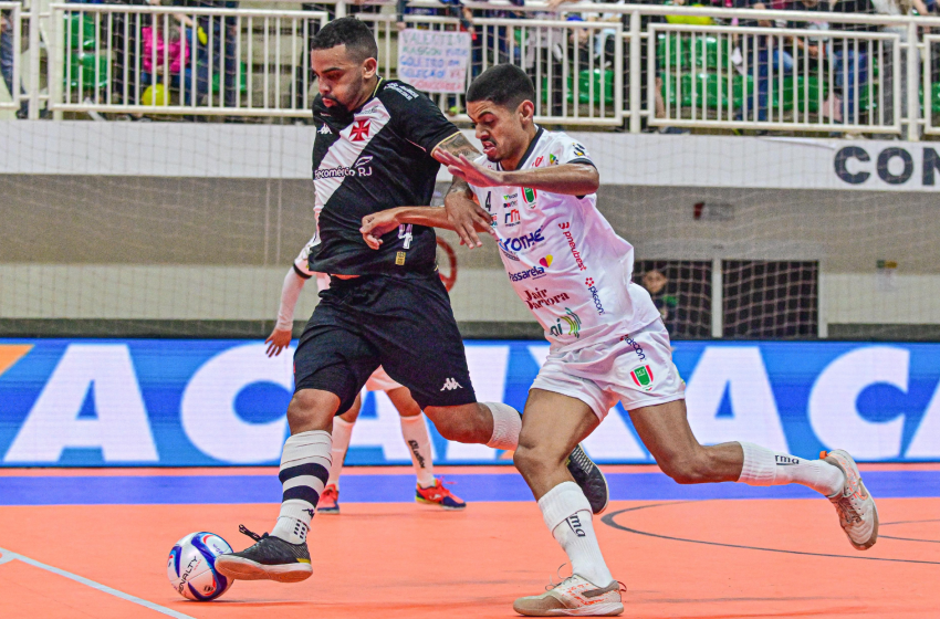  Com gol no fim, Concórdia empata com o Vasco no Brasileiro de Futsal