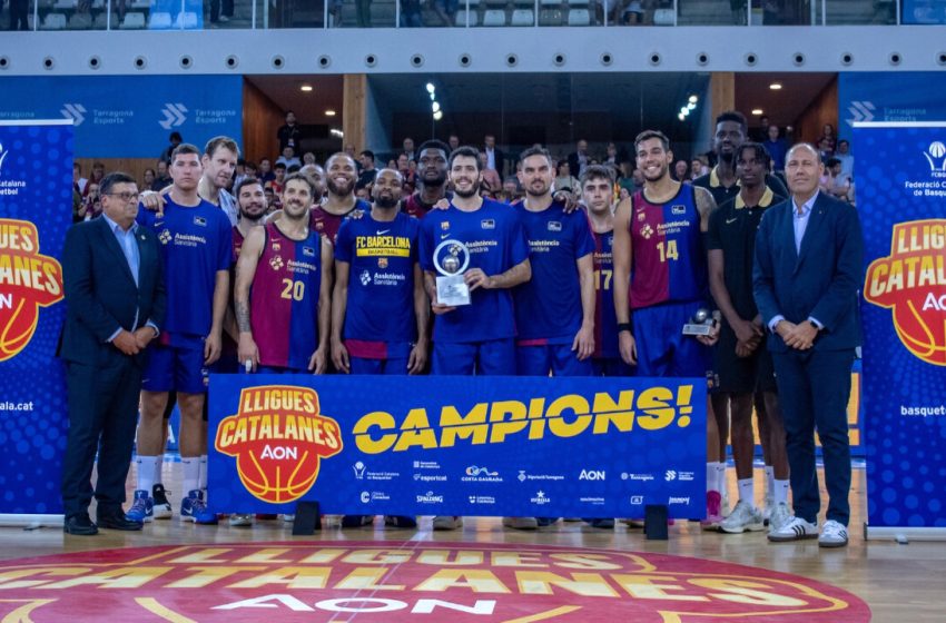  Barça se proclama bicampeão da Liga Catalã