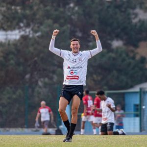 Vinícius Caveira, artilheiro isolado do Campeonato Paulista Segunda Divisão