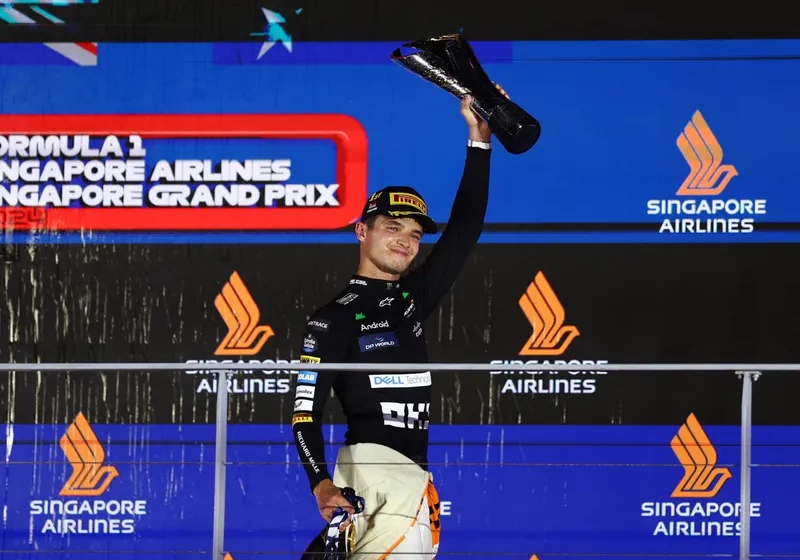  Norris vence de ponta a ponta o GP de Singapura de F1