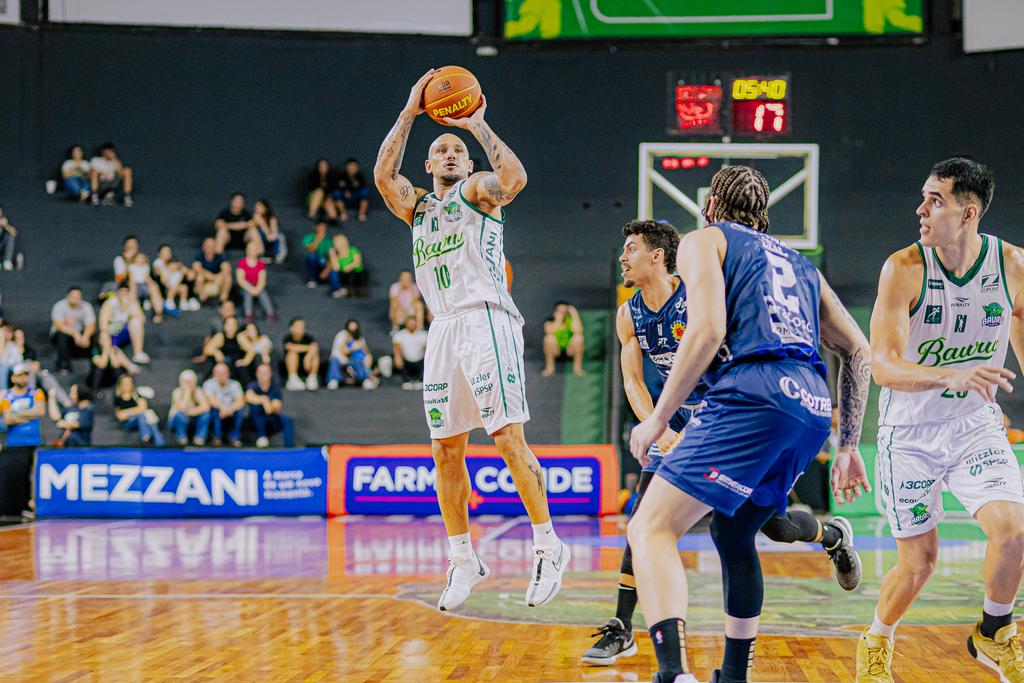 Alex Garcia, o cestinha da noite com 28 pontos- Foto: Andrews Clayton/Bauru Basket