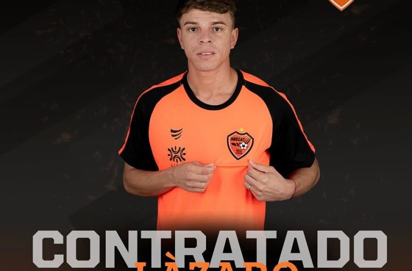 Lázaro, novo lateral direito da equipe do Abecat.