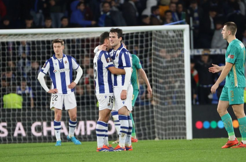  Real Sociedad atropela Dynamo Kiev pela Liga Europa