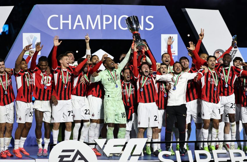  Milan consegue virada espetacular e leva Supercopa