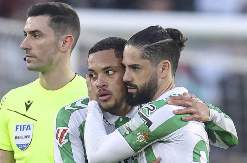  Golaço de Isco põe Betis nas oitavas da Copa do Rei