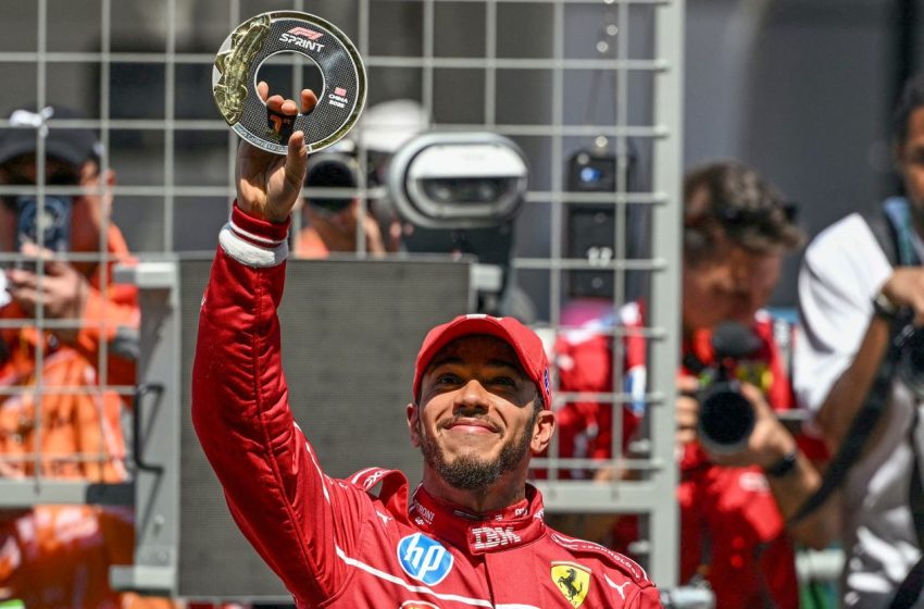  Lewis Hamilton vence pela primeira vez com a Ferrari