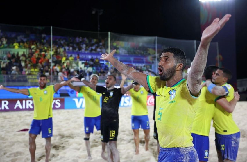  Brasil está em mais uma final da Copa do Mundo de Beach Soccer