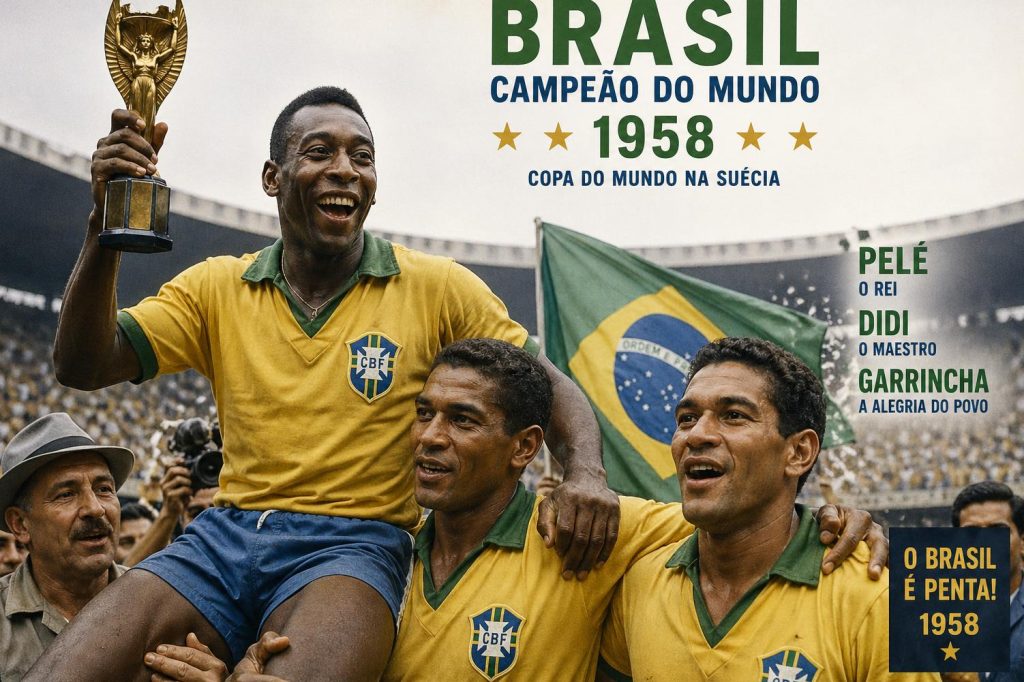 Primeiro título do Brasil em Copa do Mundo
