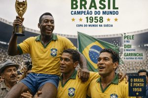 Primeiro título do Brasil em Copa do Mundo