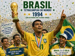 A conquista do Tetra do Brasil na Copa do Mundo