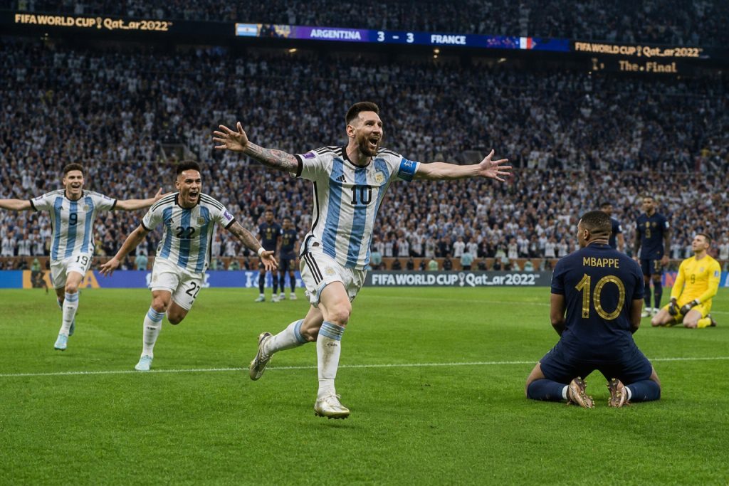 Messi supera Mbappé na final de 2022