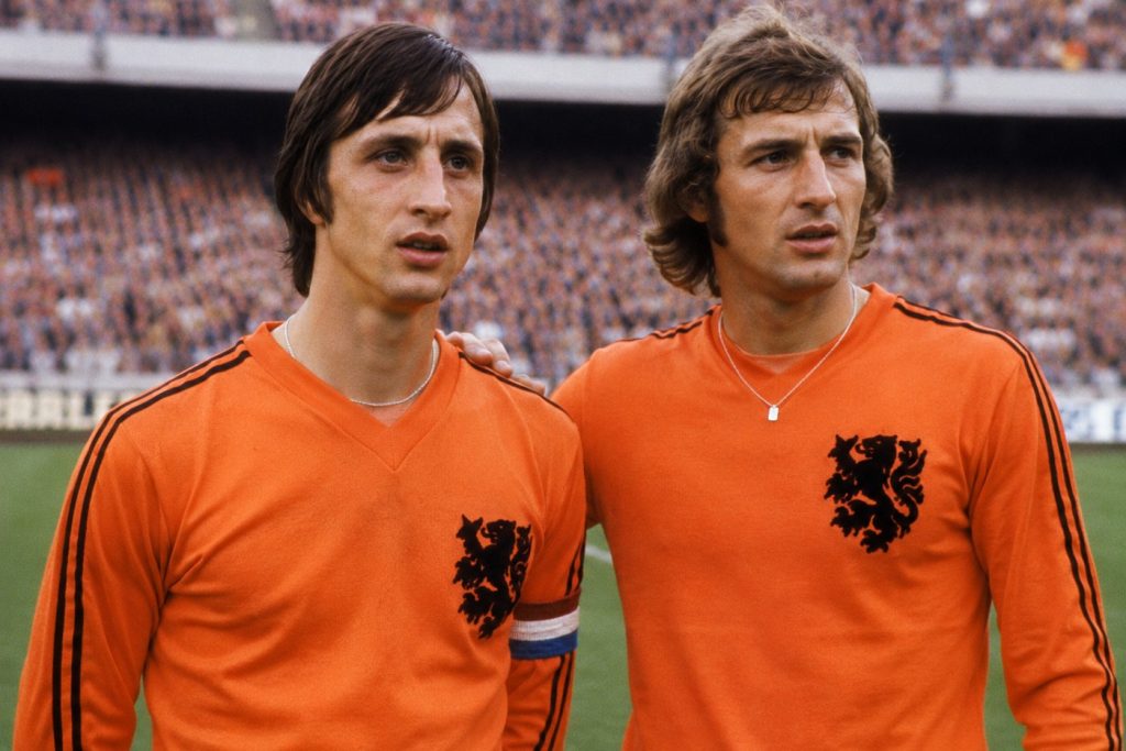Curyff e Neeskens pela Holanda de 1974