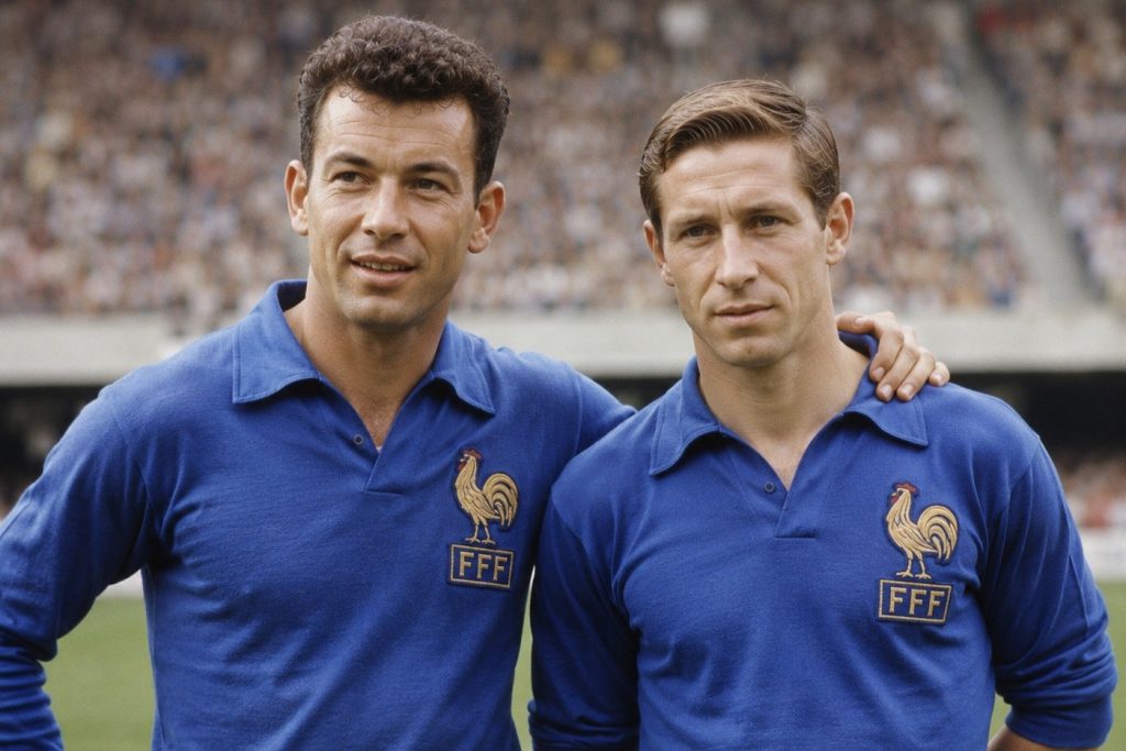 Kopa e Fontaine na Copa do Mundo de 1958