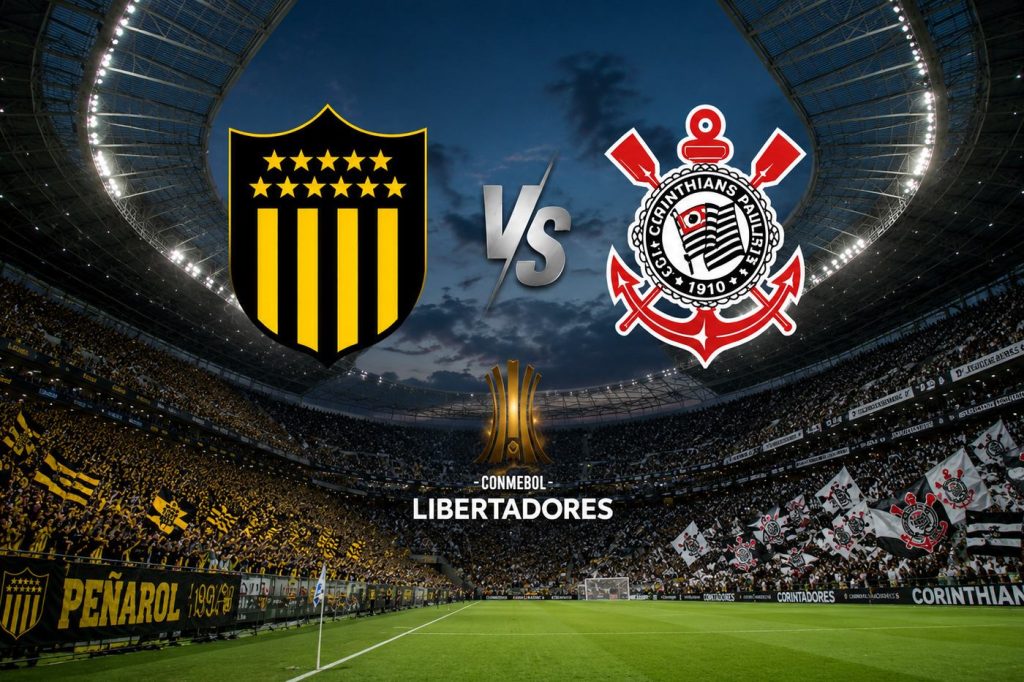 Peñarol x Corinthians pela Libertadores 2026