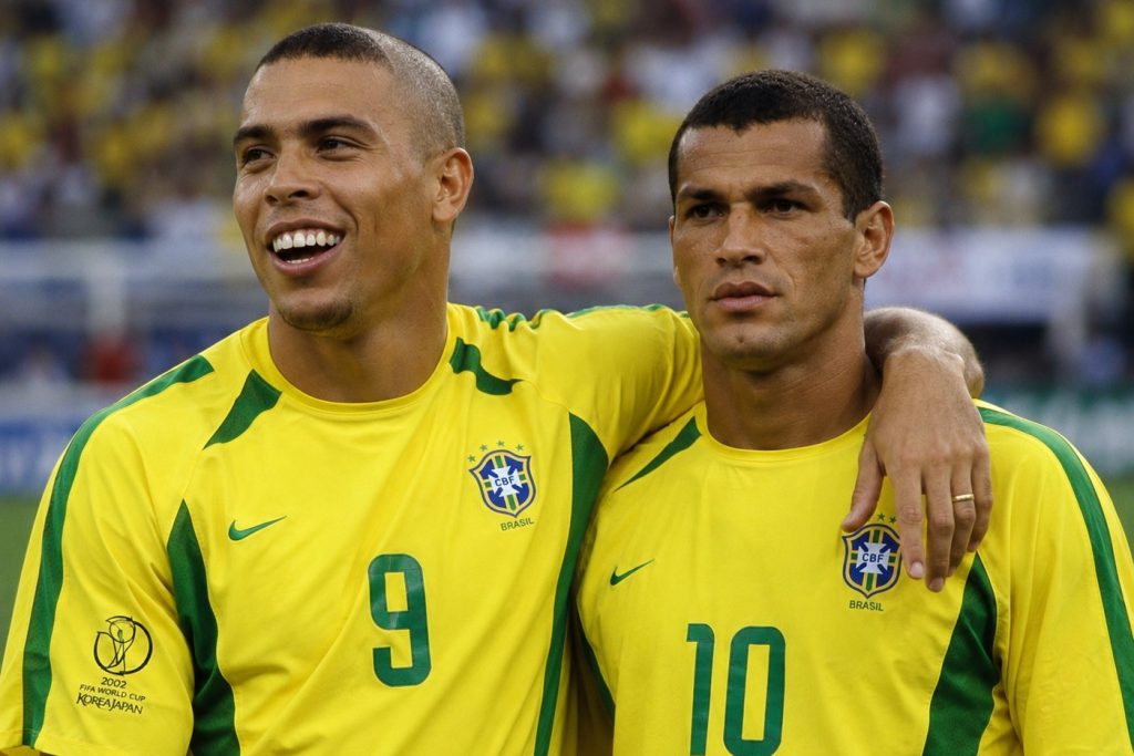 Ronaldo e Rivaldo na Copa do Mundo de 2002