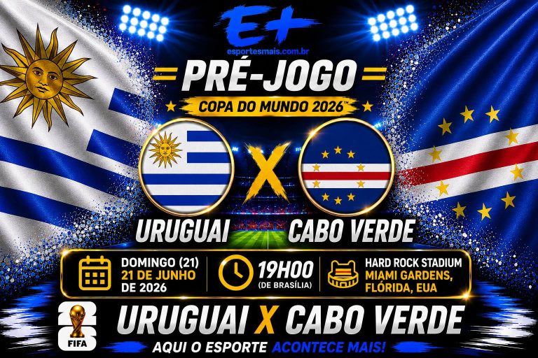Uruguai x Cabo Verde