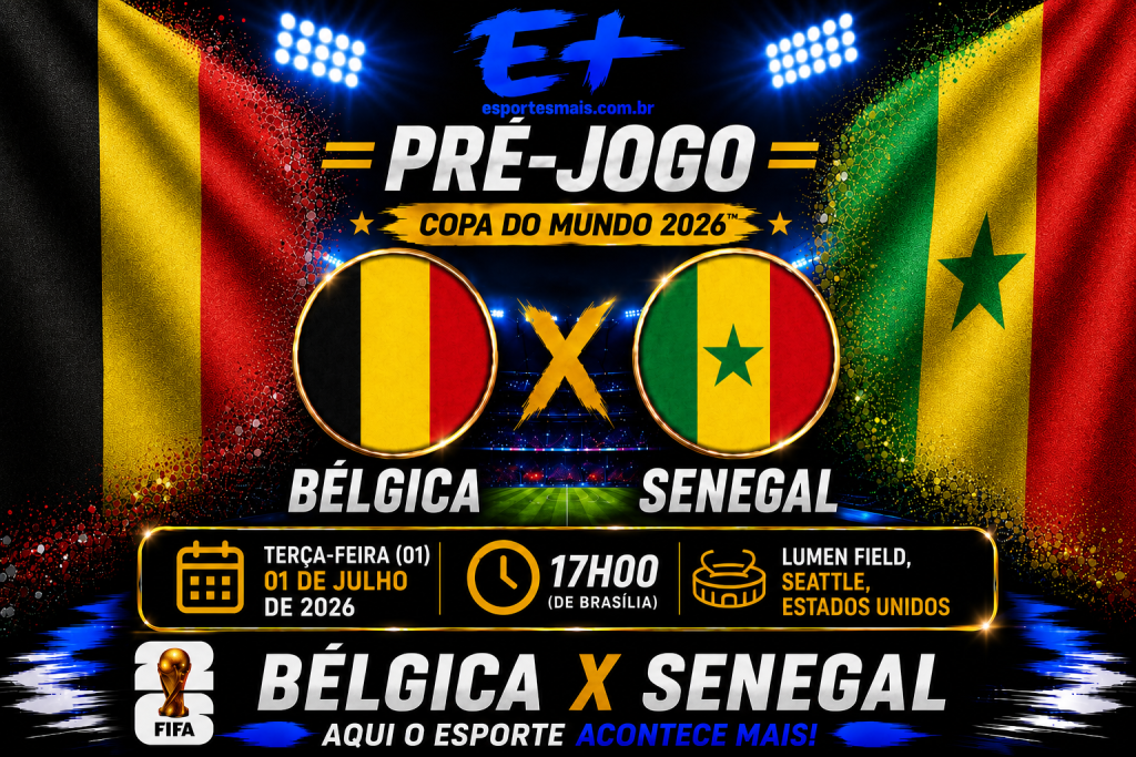 Bélgica x Senegal na Copa do Mundo 2026