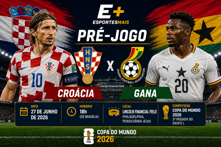 Croácia x Gana na Copa do Mundo 2026